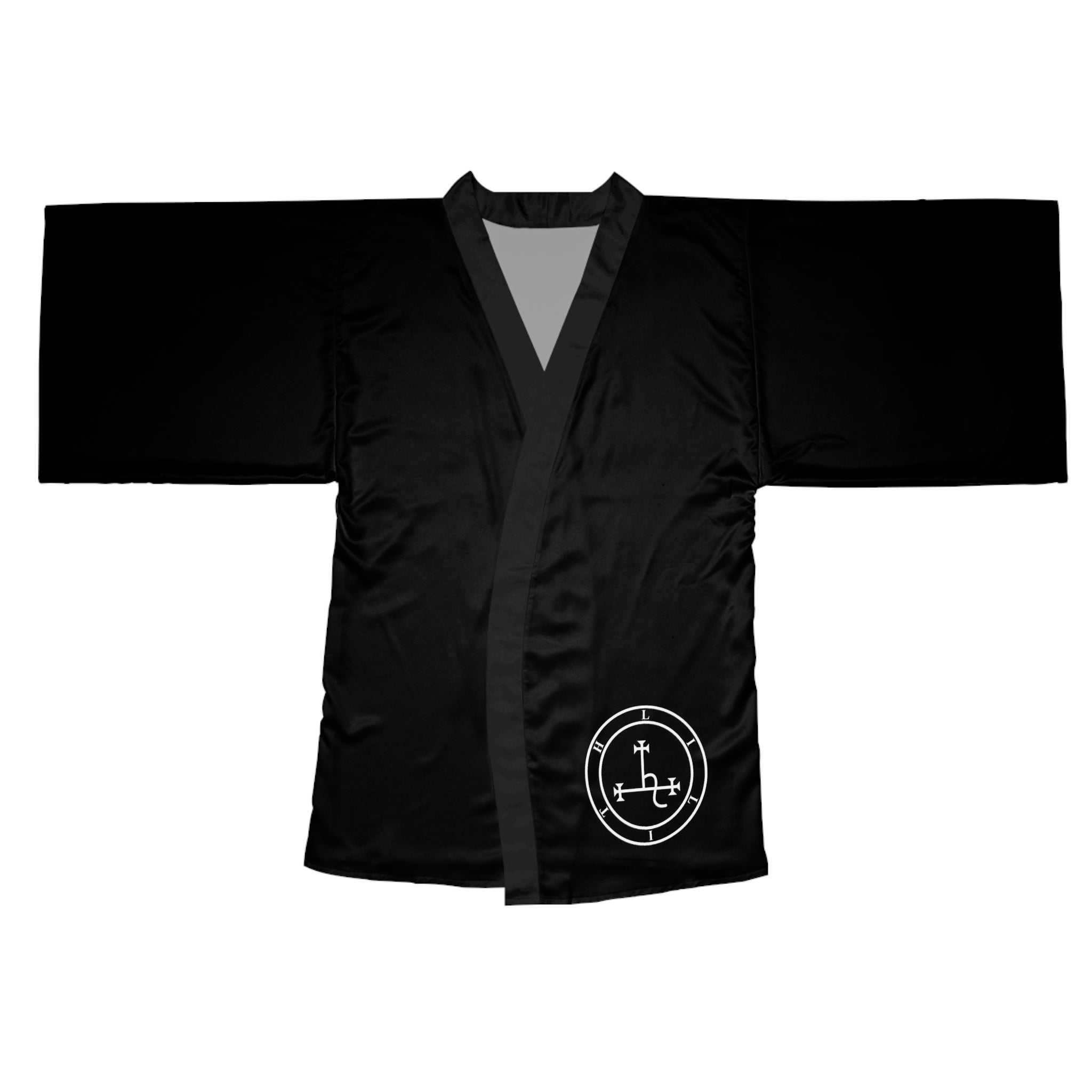 Lilith Sigil Black Kimono Robe